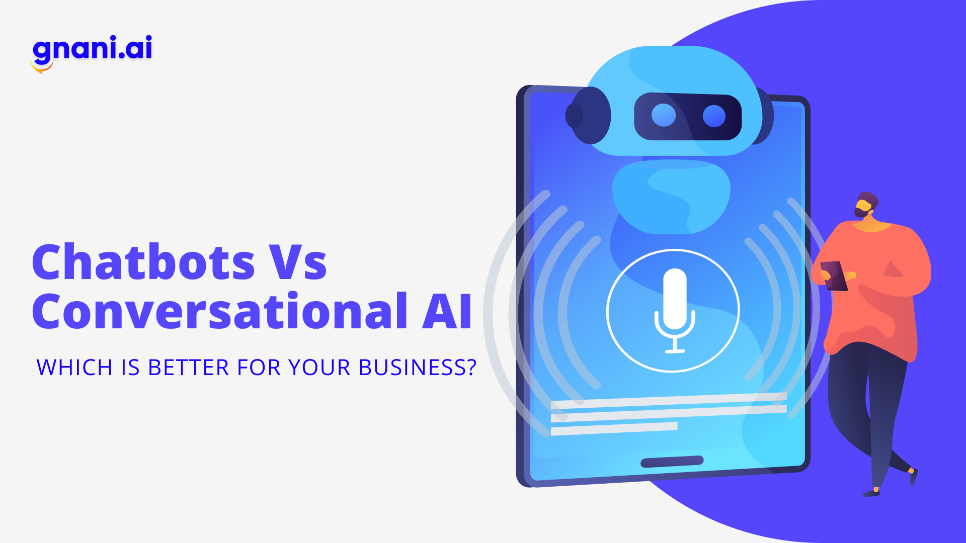 chatbots vs conversational ai voice bots featured image