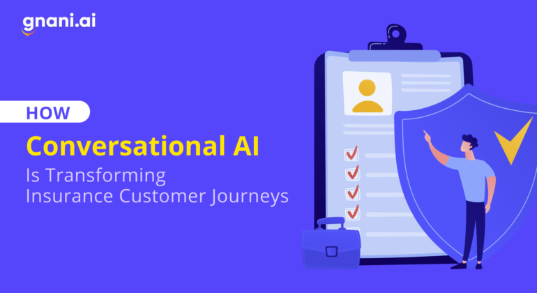 conversational AI in insurance customer journey featured image