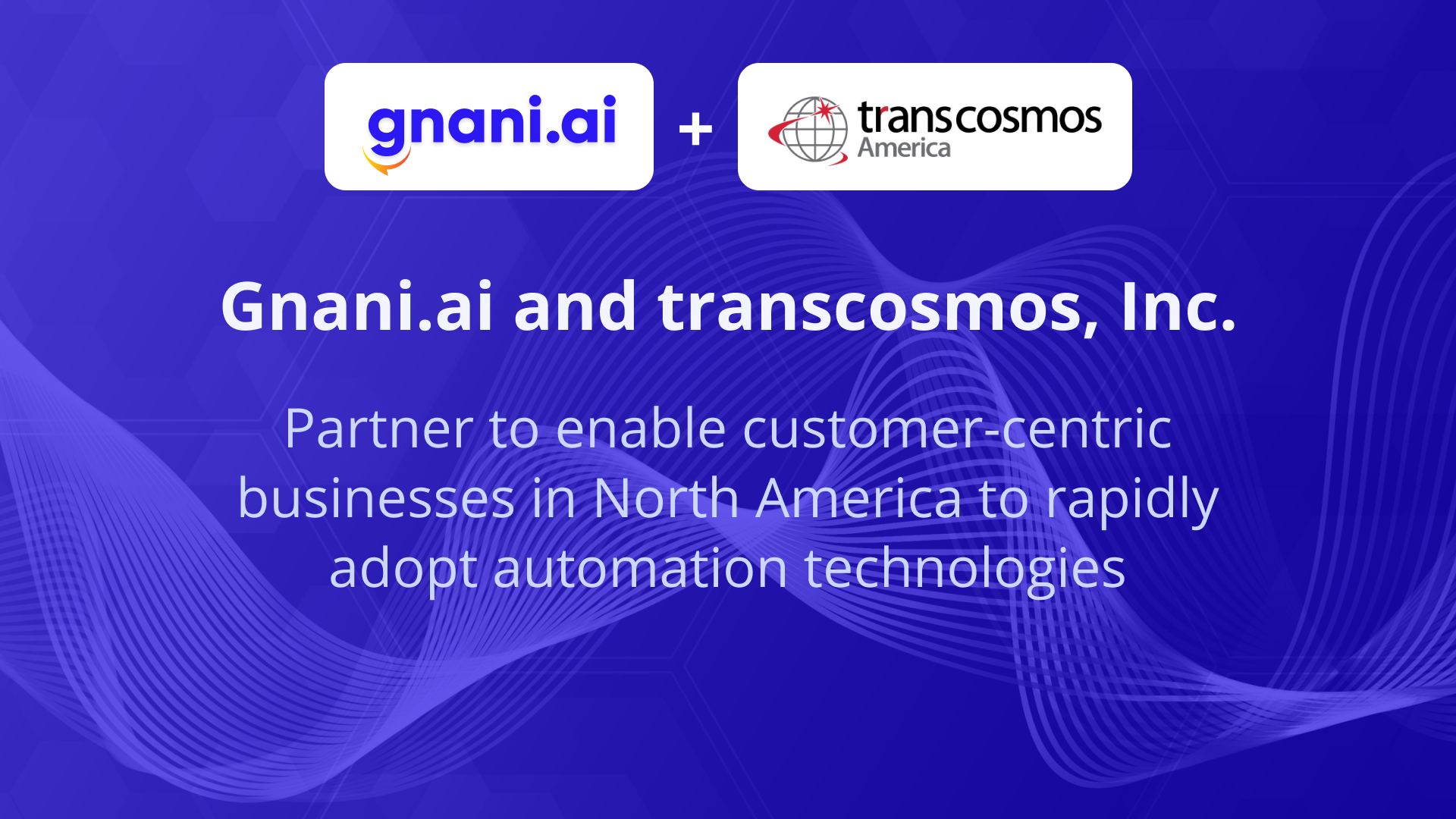 gnani and transcosmos america partnership