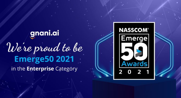 NASSCOM Emerge50 Awards Gnani