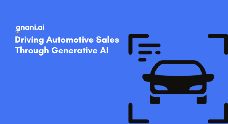 generative AI for automotive sales
