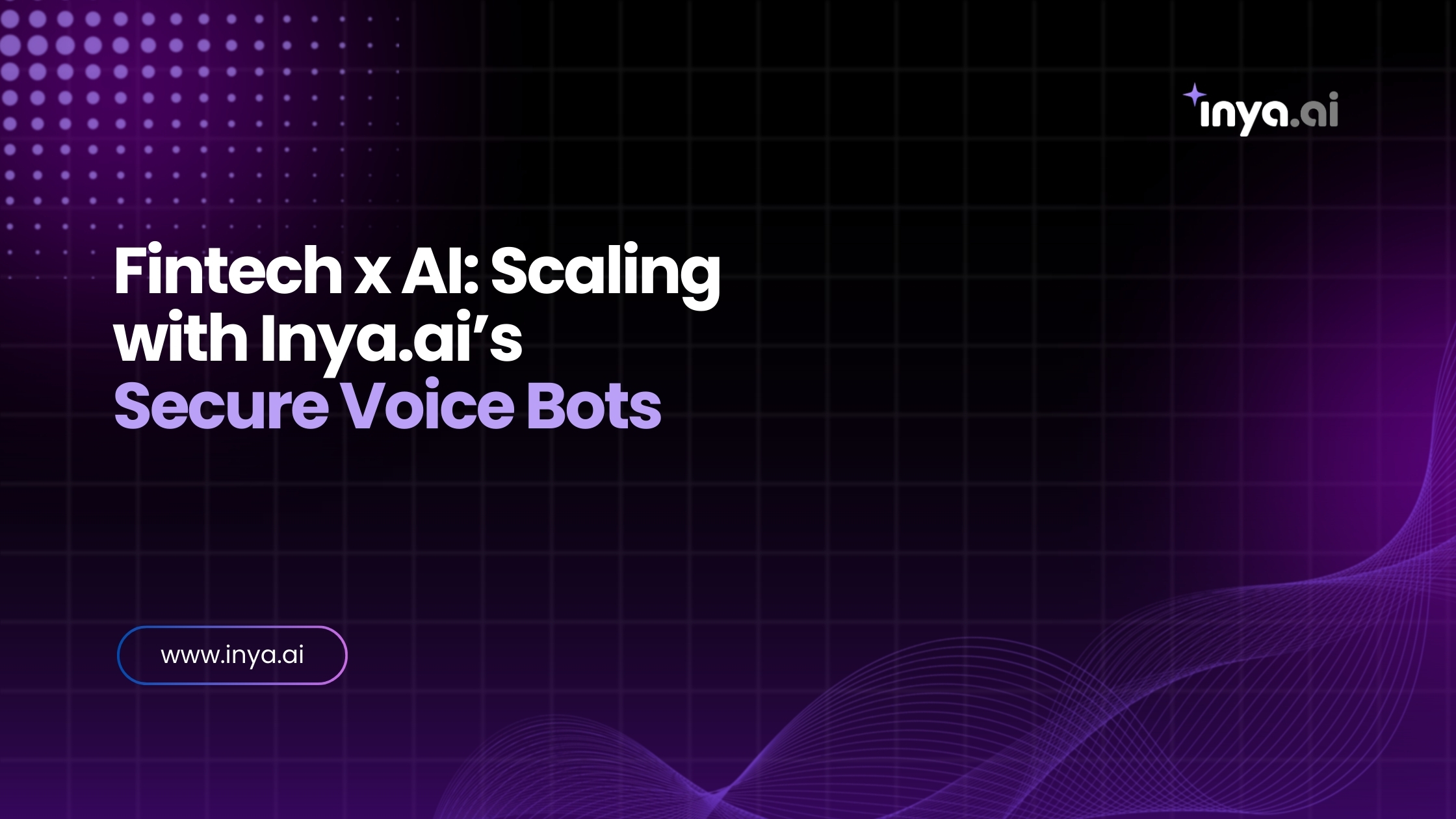 Fintech professional interacting with a secure voice bot interface, showcasing AI in fintech for automated customer support and fraud prevention.