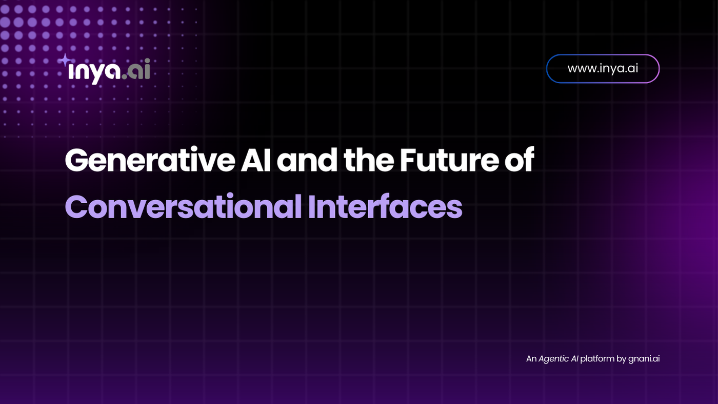 Generative AI and the Future of Conversational Interfaces