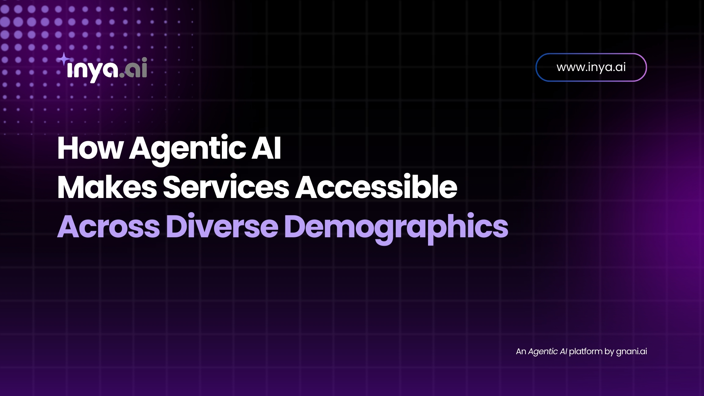 AI for Accessibility