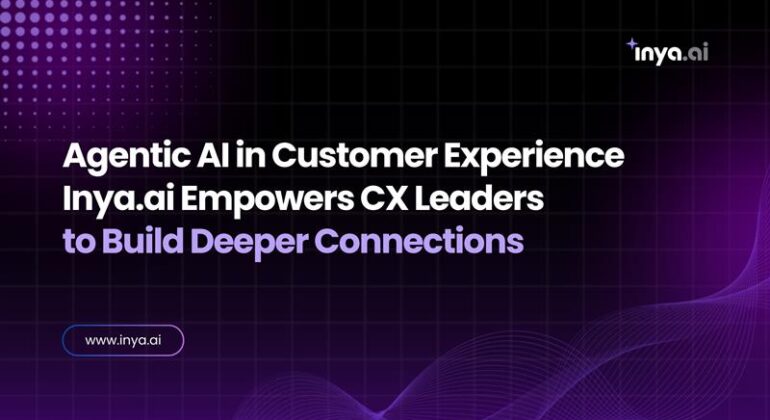 AI agent illustration symbolizing Agentic AI transforming customer experience with intelligent automation and CX optimization.