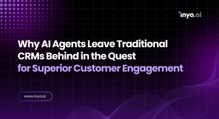 AI Agents surpassing traditional CRM systems, symbolizing advanced CX automation and Agentic AI-driven engagement.