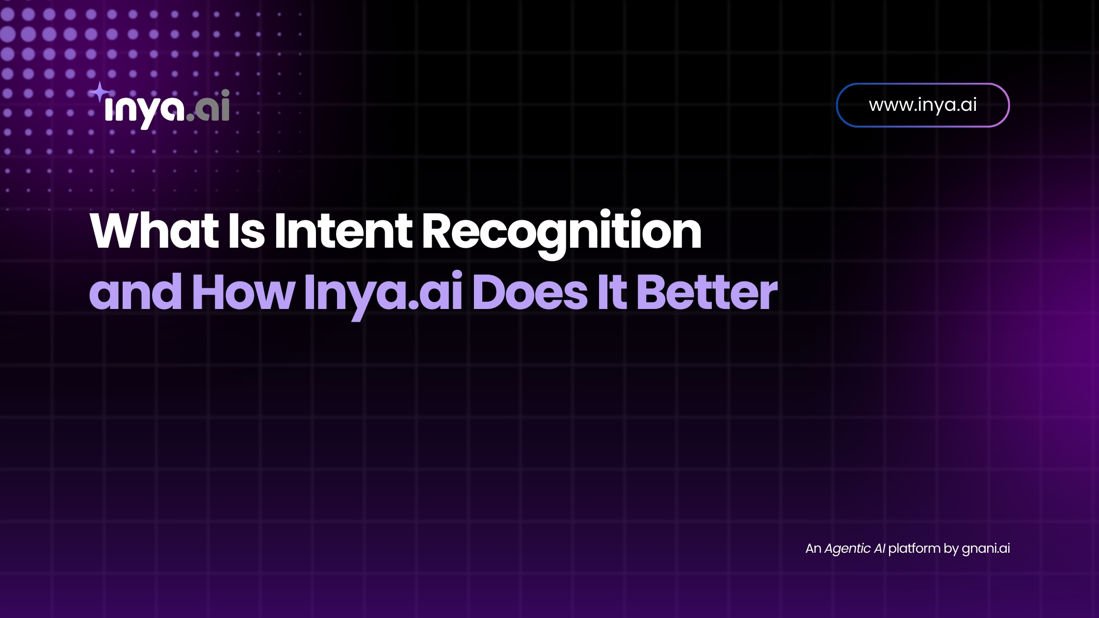 What Is Intent Recognition and How Inya.ai Does It Better
