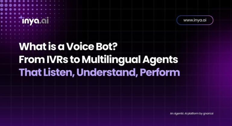 "Modern AI-powered voice bot replacing legacy IVR system in a multilingual enterprise call center"