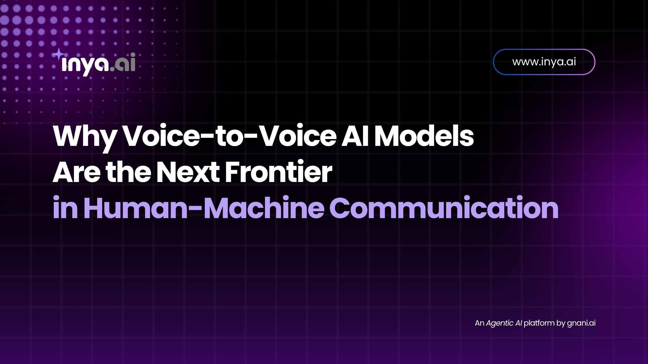 Voice-to-Voice AI Models