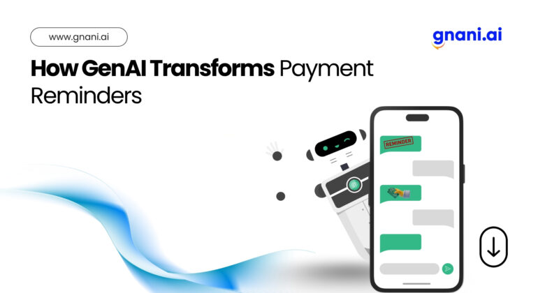 GenAI transforming payment reminders through automation on a mobile interface