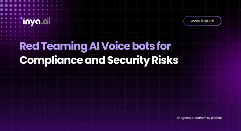 A cybersecurity professional conducts a red teaming exercise on an AI voice bot system to identify compliance and security vulnerabilities.