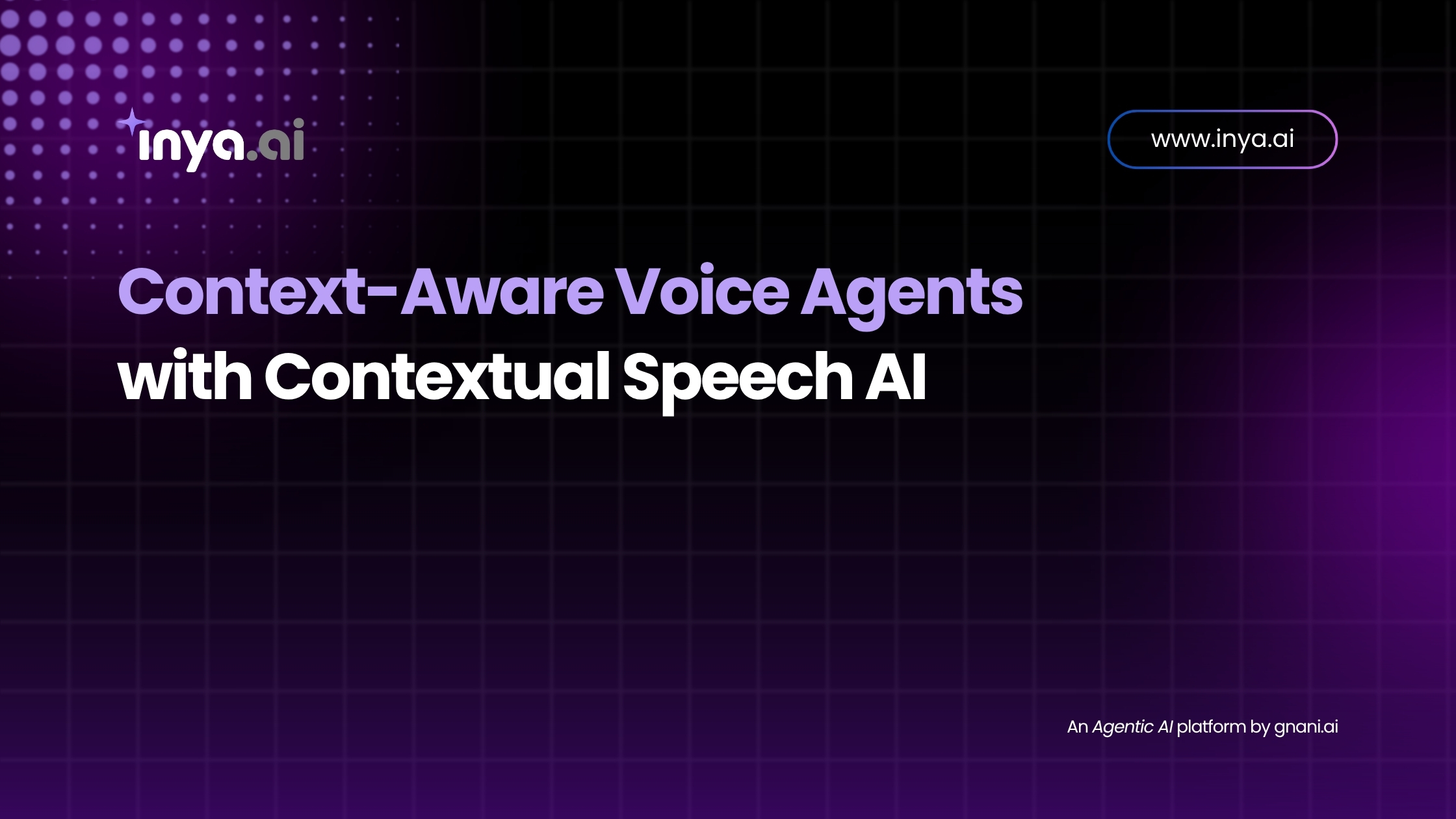 Illustration of a voice assistant waveform interacting with AI modules, representing context-aware voice agents powered by contextual speech AI.