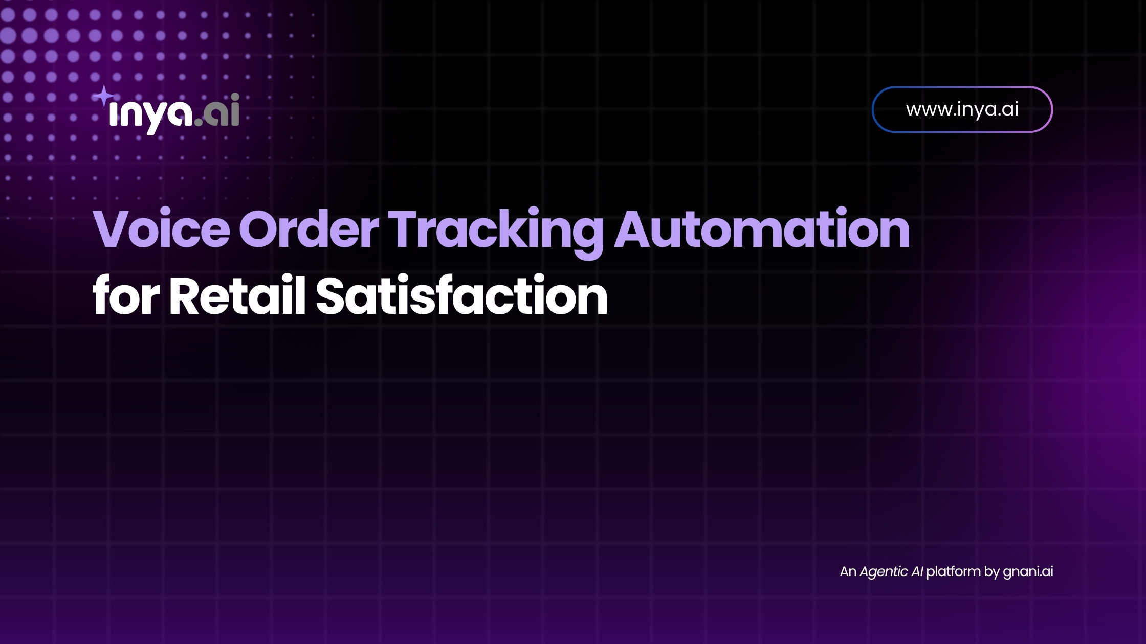 Order tracking automation: customer using a voice assistant to track their retail order status in real time.