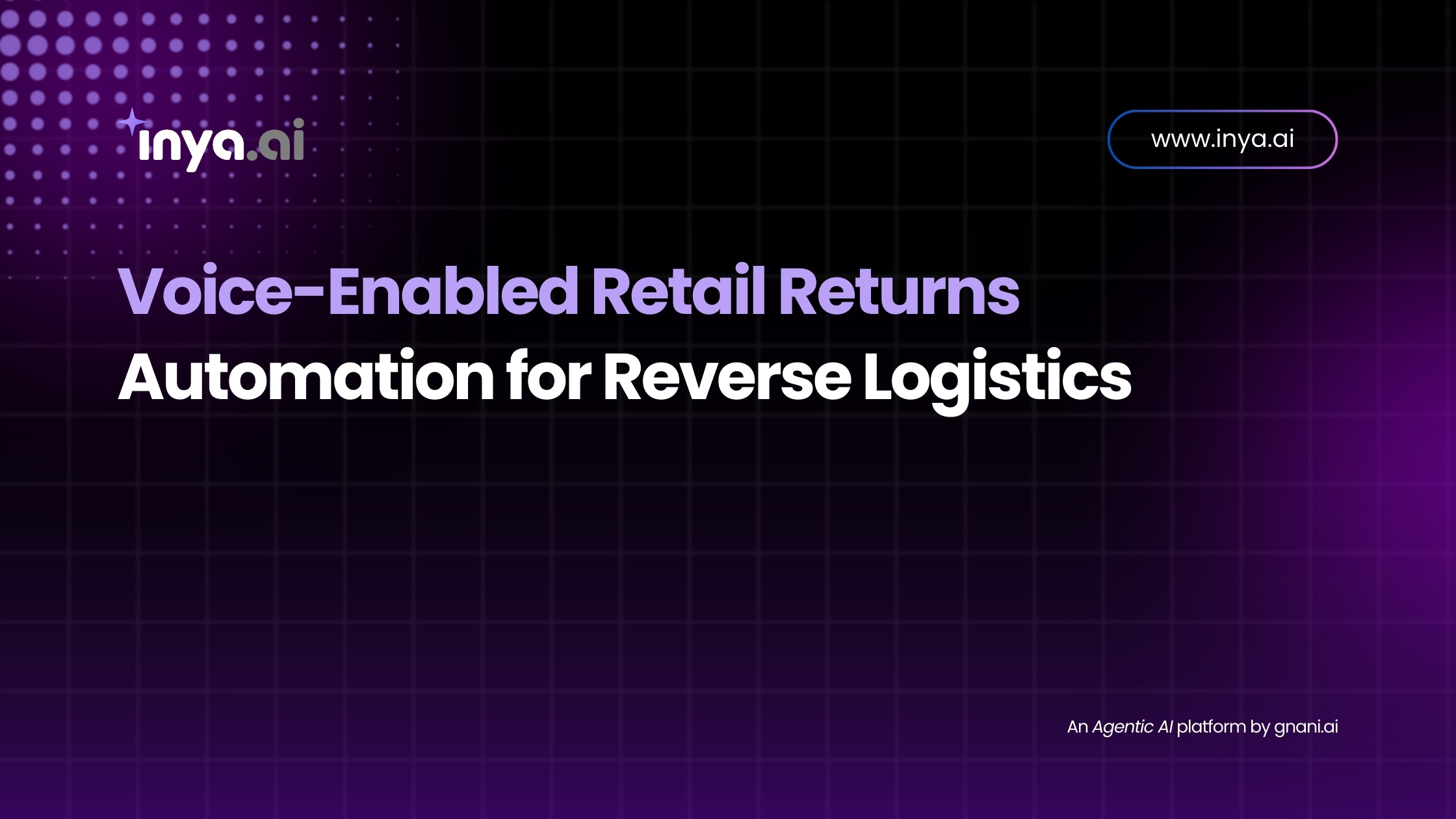 Illustration of a voice-activated AI assistant guiding retail workers as they process return packages in a warehouse.