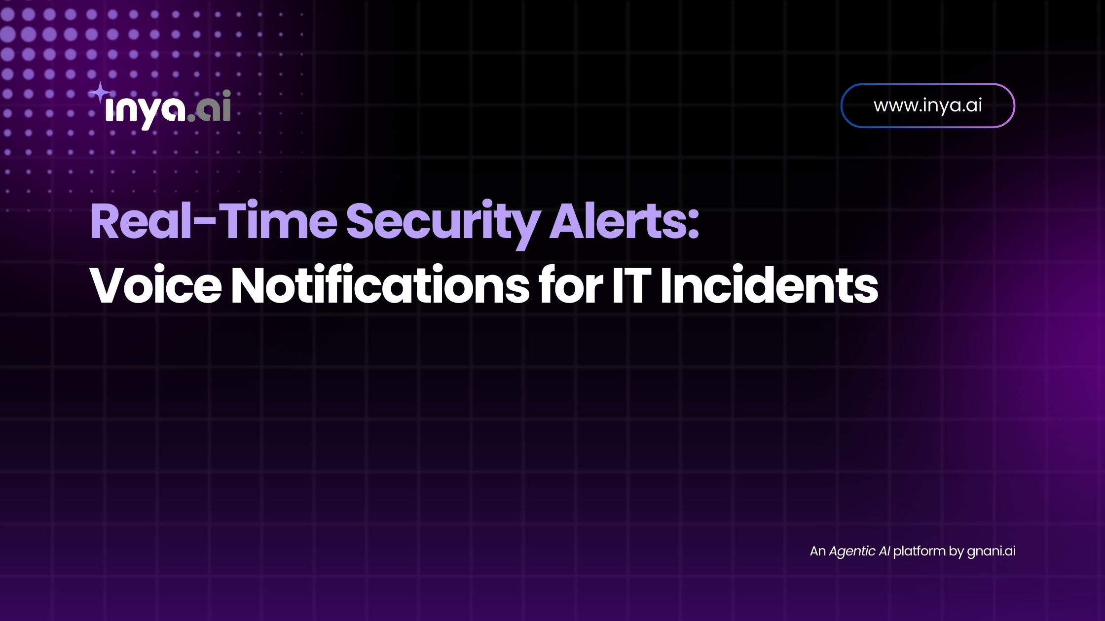 IT engineer receives a real-time voice alert on a smart speaker about a critical security incident