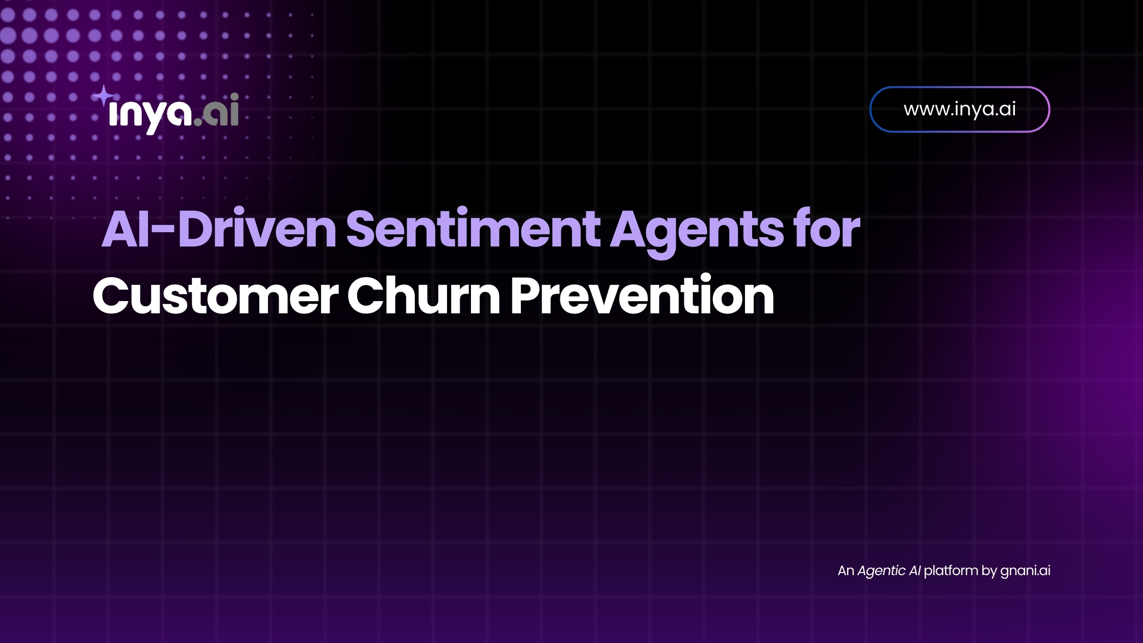 Screenshot of an Agent AI dashboard showing sentiment analysis scores and churn-risk flags for customer accounts.