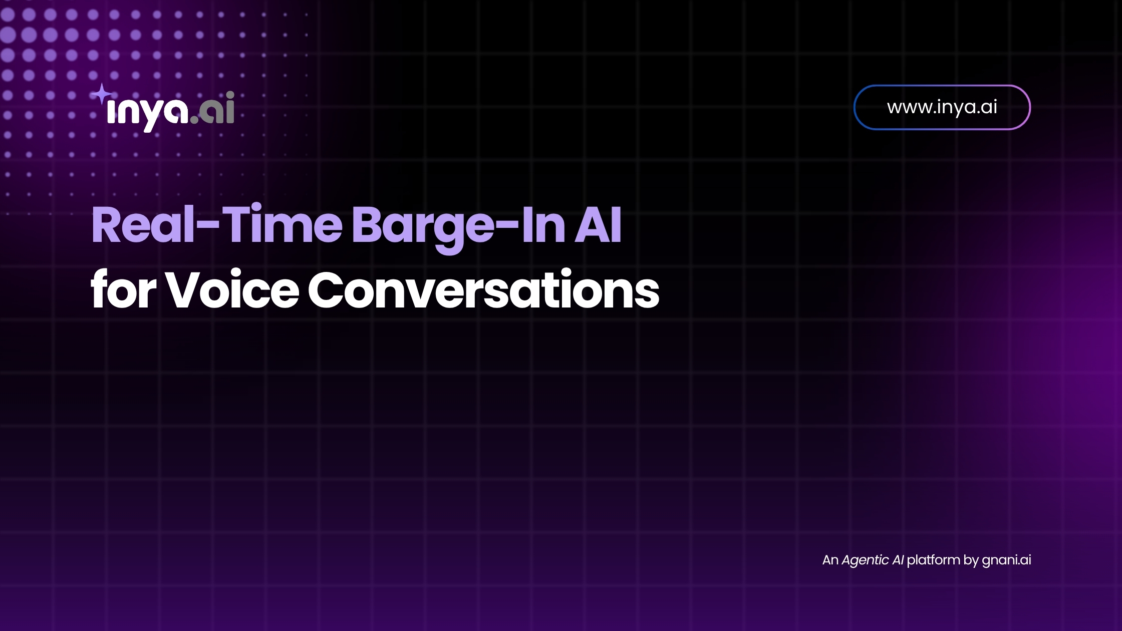 An AI system seamlessly barging into a live voice conversation to provide real-time assistance.