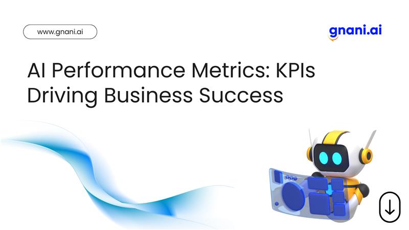 Dashboard interface showing charts, gauges, and indicators for AI performance metrics such as accuracy, response time, and ROI.